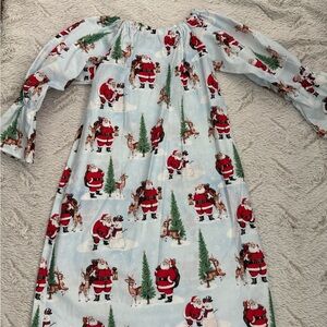 New Hand Made Santa Christmas Dress Size 6